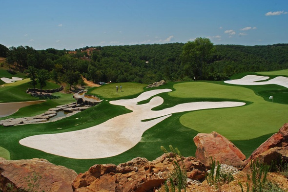 Oakley artificial putting green